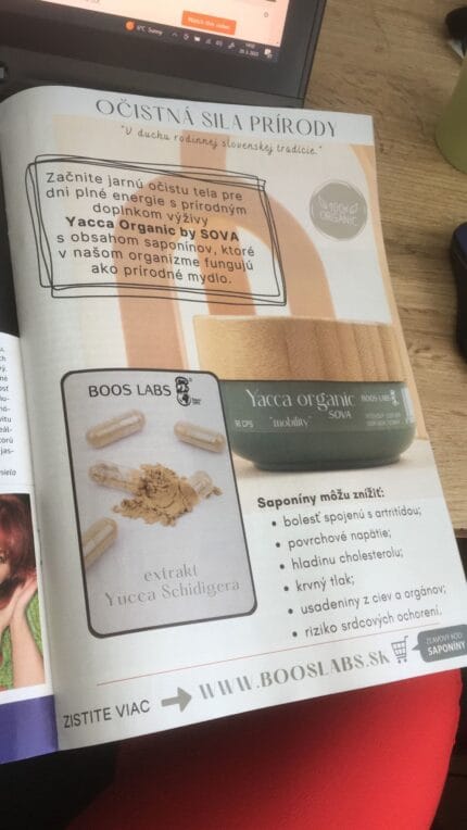 Jarní očista těla, Yucca organic