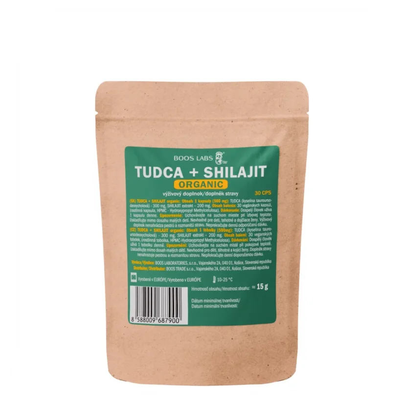 TUDCA+Shilajit 120kps + 24kps zadarmo - Varianty: Mesačné balenie 30kps