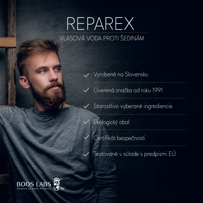 Reparex na bradu a vousy 125 ml