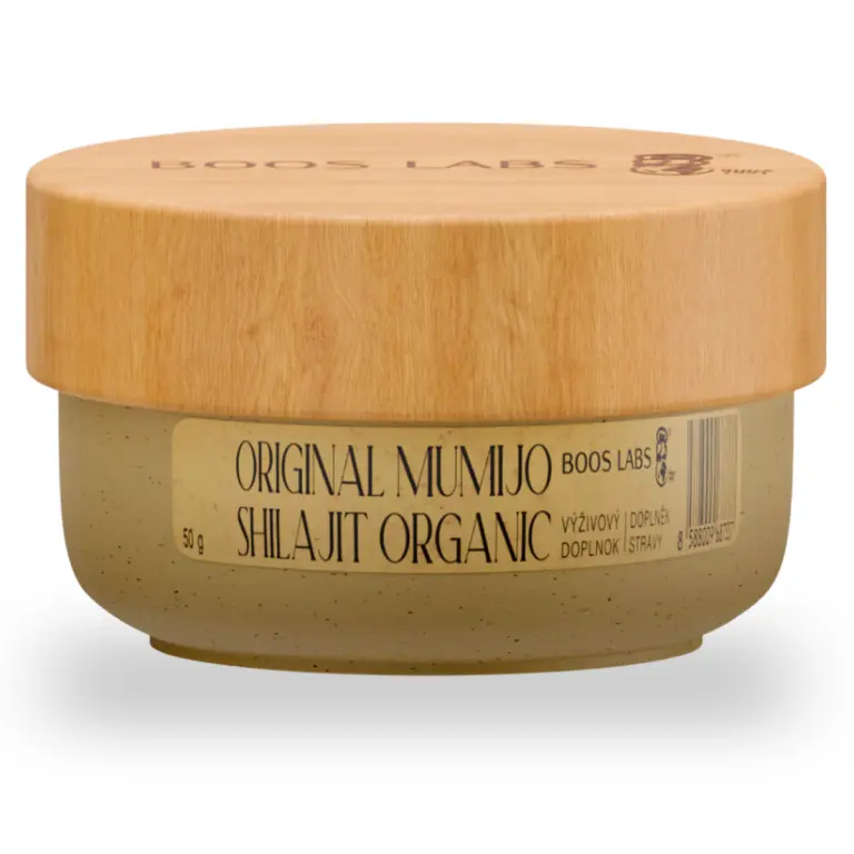 Čistý himálajský živicový Shilajit – Original Mumijo Organic v skle, prírodný doplnok energie a imunity