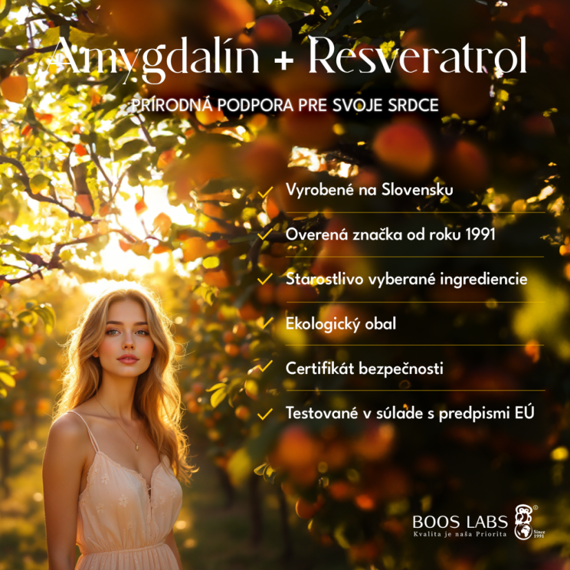 Amygdalin + Resveratrol 90 kps - Varianty: Originál balenie