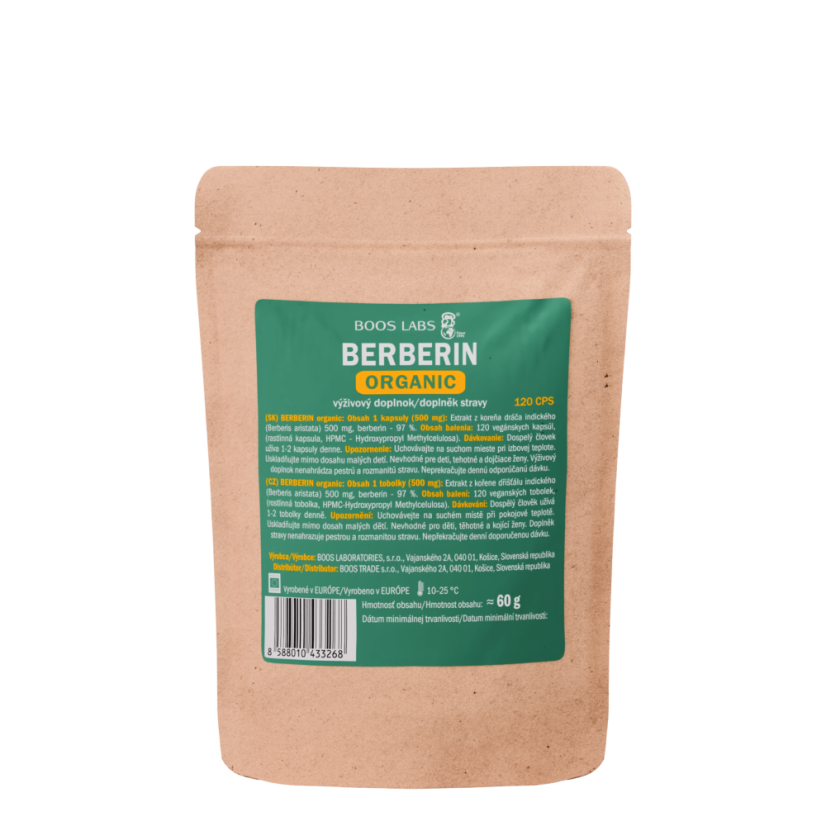 Berberín Organic 120kps + 24kps zadarmo - Varianty: Refill pack