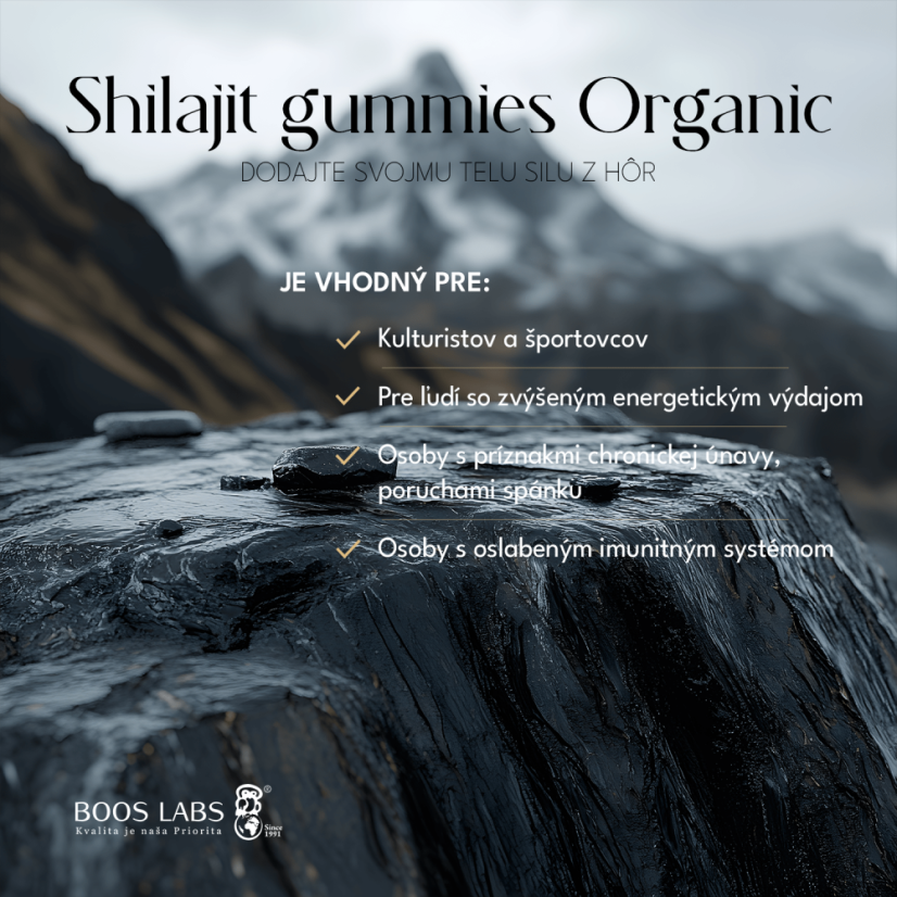 SHILAJIT gummies organic 60kps - Varianty: Originál balenie