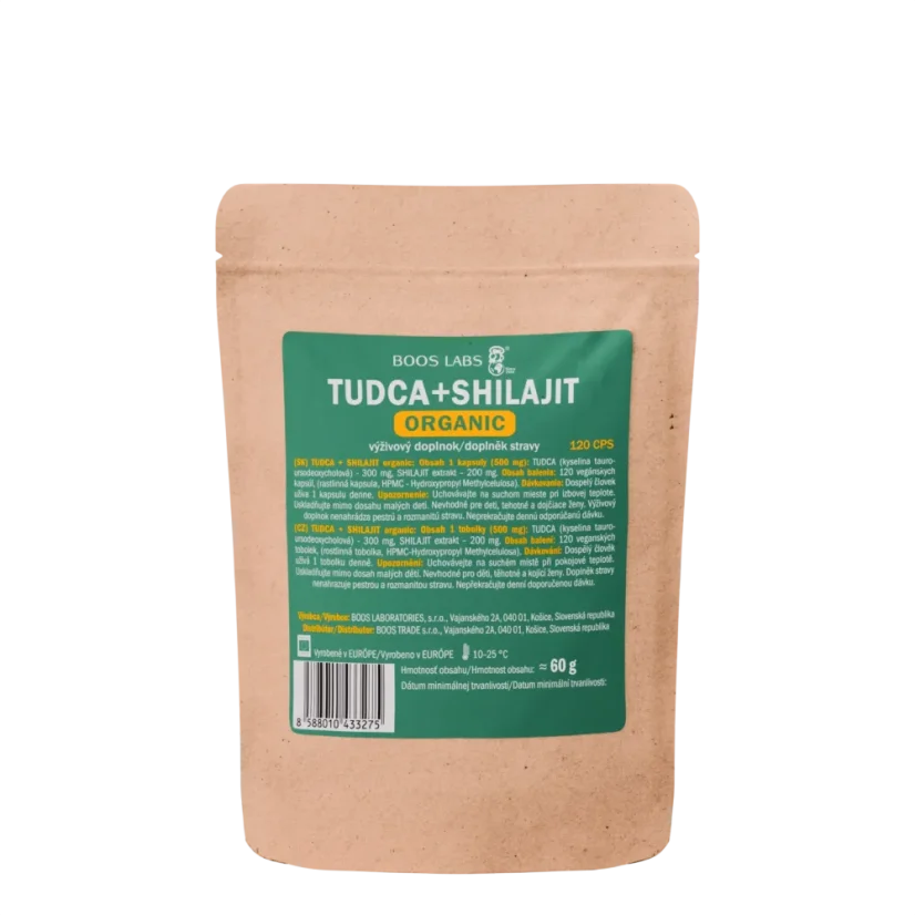 TUDCA+Shilajit 120kps + 24kps zadarmo - Varianty: Refill pack