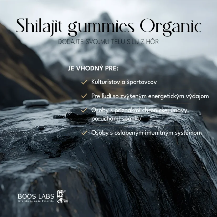 SHILAJIT gummies organic 60kps - Varianty: Originál balenie