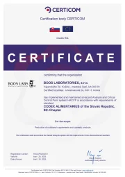 Certifikát HACCP EN