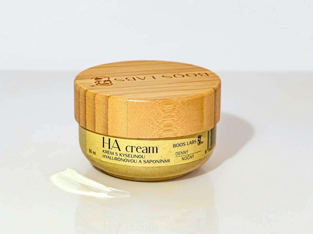 HA cream, krém s kyselinou hyalurónovou a saponínmi